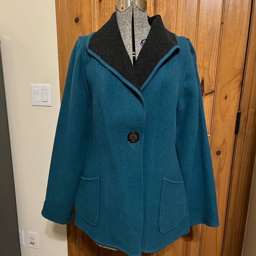 JM Collection Peacoat style jacket, size M